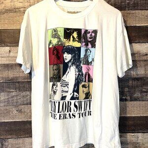Taylor Swift The‎ Eras Tour Official Merch T-Shirt L Tour Dates Concert Swiftie
